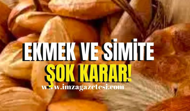 Ekmek ve simite zam!