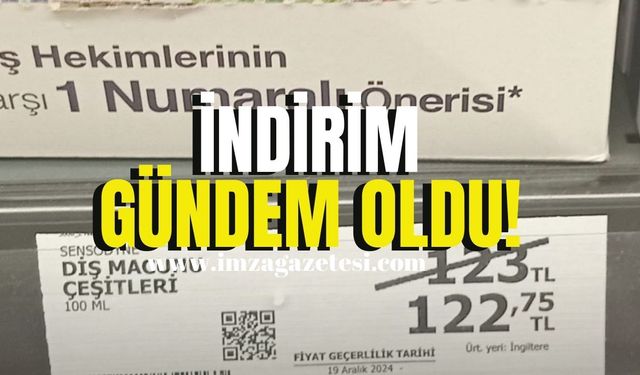 Vatandaşla dalga geçen indirim!