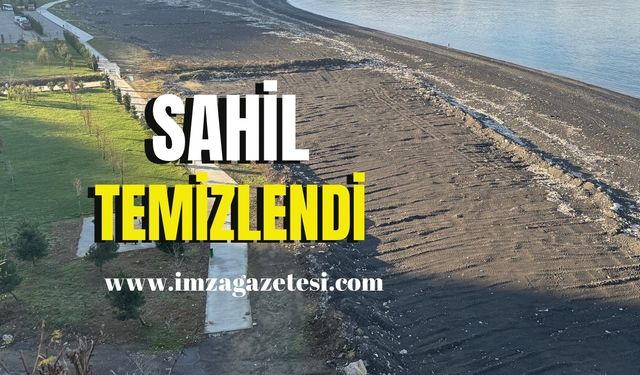 Sahilde o kötü manzara kalktı!