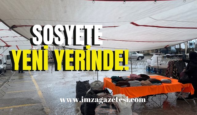 Sosyete pazarı oraya kuruldu!