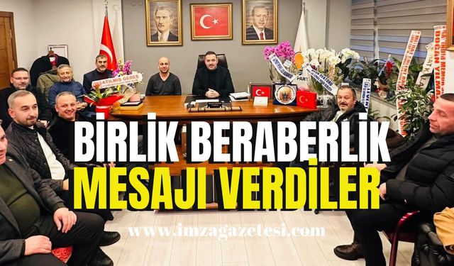 Alan ve meclis üyeleri AK Parti İl Başkanı Mustafa Çağlayan’ı ziyaret etti