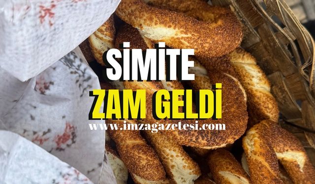 Simit ekmekle aynı fiyata yükseldi!