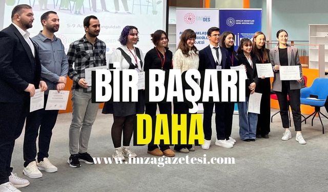 Bir başarıya daha imza attılar!