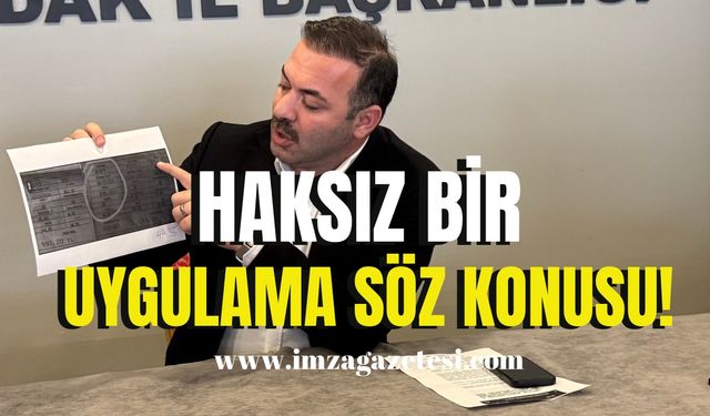 AK Parti İl Başkanı Mustafa Çağlayan; ‘Haksız bir uygulama söz konusu’