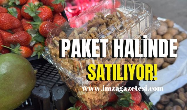 Ceviz paket halinde satılmaya başlandı!