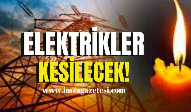 O mahallede elektrikler kesilecek!