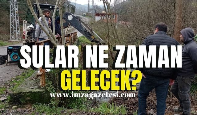 Kozlu’da barajda arıza! Sular ne zaman gelecek?