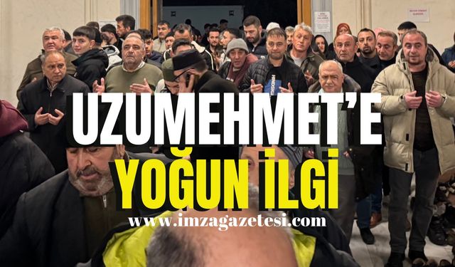 Uzunmehmet Camiine yoğun ilgi!