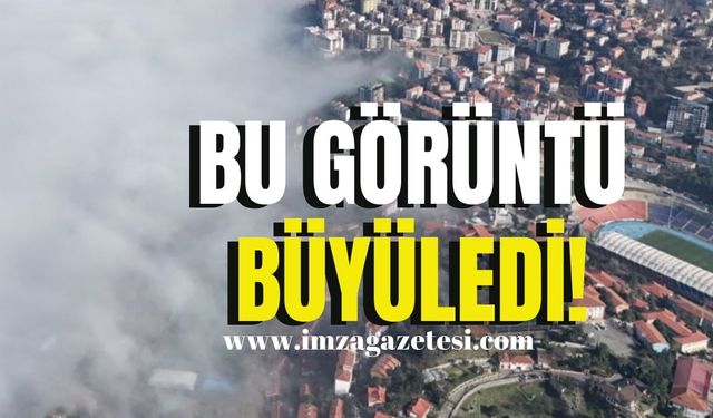 Havadan görüntülendi! Görenler şaşkına döndü