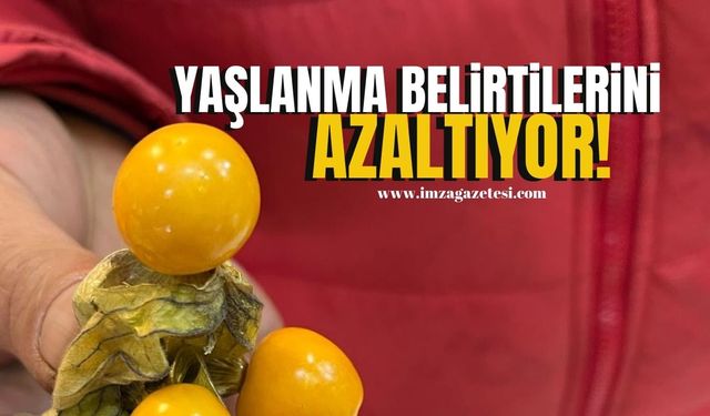 Yaşlanma belirtilerini azaltıyor!