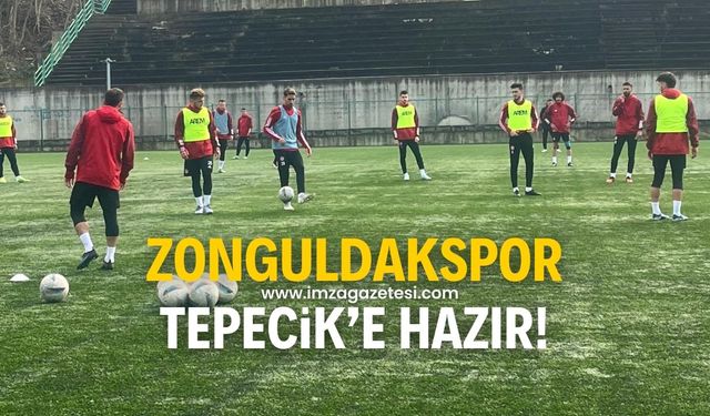 Zonguldakspor Büyükçekmece Tepecikspor'a hazır