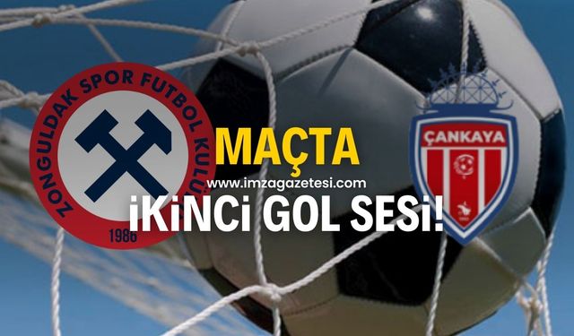 Zonguldakspor-Çankaya FK maçında ikinci gol sesi