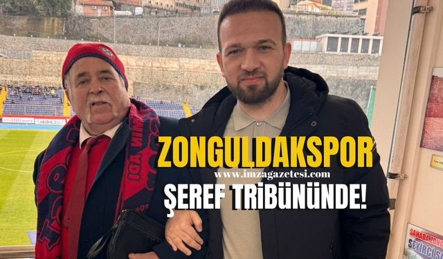 Zonguldakspor Celal amcayı şeref tribününde ağırladı...