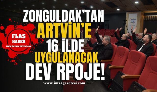 Zonguldak’tan Artvin’e kadar 16 ilde uygulanacak dev proje Samsun'da açıklandı! | Zonguldak Haberleri