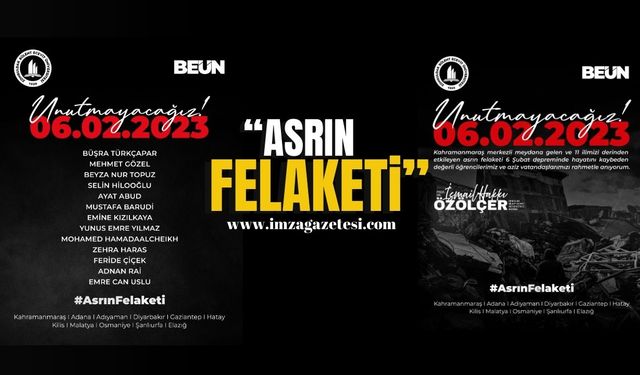 BEÜ rektörü Prof. Dr. İsmail Hakkı Özölçer, "Asrın felaketi"ni andı...