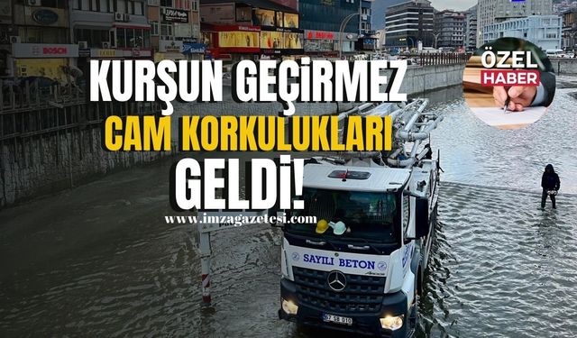 Acılık Deresi’nin kurşun geçirmez cam korkulukları geldi!