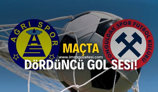 Ağrı 1970 Spor-Zonguldakspor maçında dördüncü gol sesi!