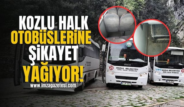 Başkanı Ali Topaloğlu açıkladı! Kozlu Halk Otobüslerine şikayet yağıyor! | İmza