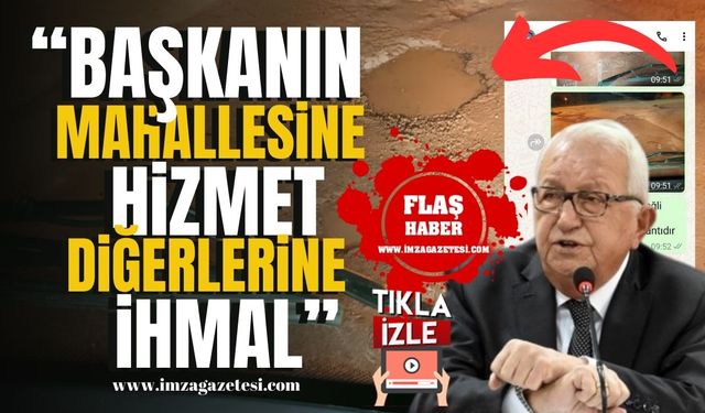 "Ereğli Belediye Başkanı Halil Posbıyık'ın Mahallesine Hizmet, Diğerlerine İhmal" | Ereğli Haberleri