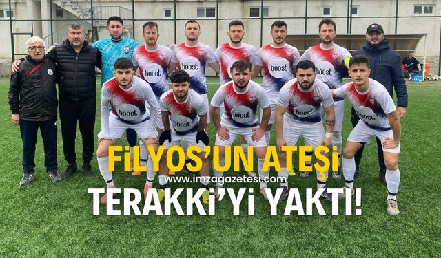 Filyos Ateşspor, Terakkispor’u farklı mağlup etti