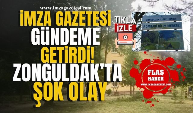 İmza Gazetesi, tarihi binadaki olayı gündeme getirdi! Kent Konseyi Başkanı Mustafa Bilge, olay yerine intikal etti!