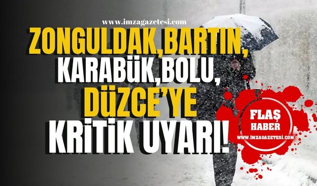 Karabük,  Bartın, Bolu, Düzce Zonguldak Valilikleri uyardı! Eksi dereceler görülecek! Hava Durumu Haberleri