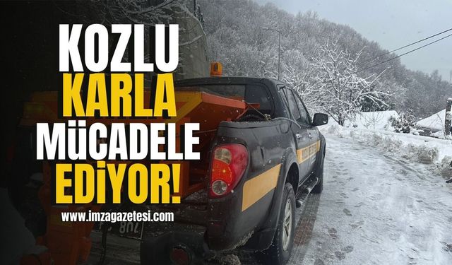 Kozlu Belediye Başkanı Altuğ Dökmeci, Karla Mücadeleyi 7/24 Sahada Takip Ediyor!