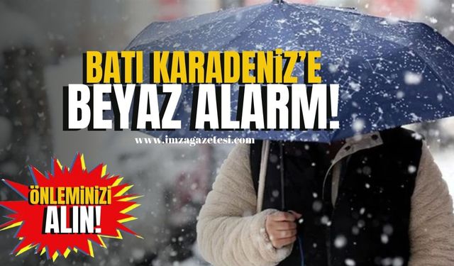 Batı Karadeniz’de Beyaz Alarm! Kuvvetli Kar Geliyor!