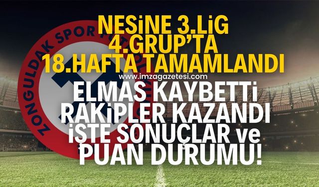 Nesine 3.Lig 4.Grup’ta 18.hafta tamamlandı! Elmas kaybetti Ordu, Sebat ve Mardin kazandı