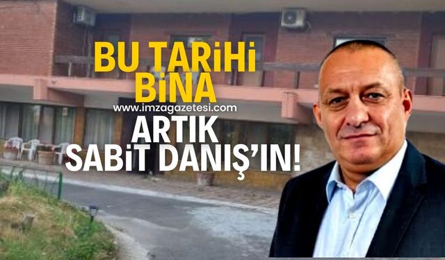 Tarihi bina artık Sabit Danış'a ait