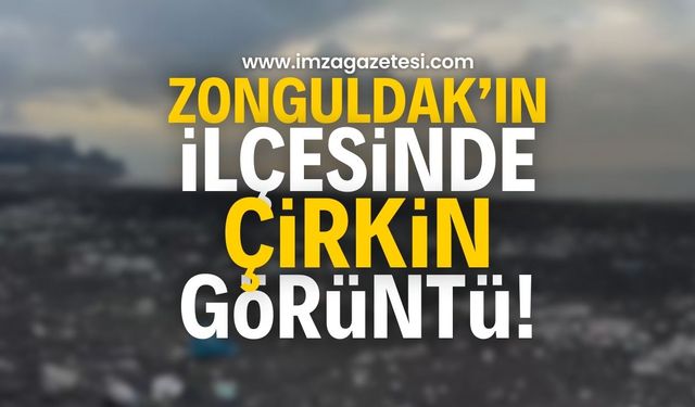 Vatandaş isyan etti: Zonguldak'ın ilçesinde şok görüntü! | Zonguldak haber