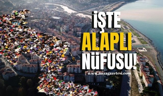 Alaplı nüfusunda artış mı düşüş mü yaşandı? İşte Alaplı'nın nüfusu...