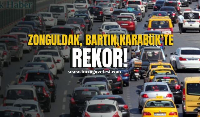 Zonguldak, Bartın, Karabük’te Trafik Yoğunlaşıyor! Araç Sayısı Rekor Seviyeye Ulaştı...