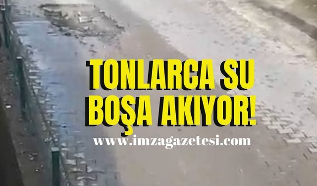 Aylardır yapılmadı, tonlarca su boşa akıyor!