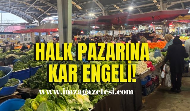 Halk pazarına ilgi düştü, fiyatlar aynı kaldı!