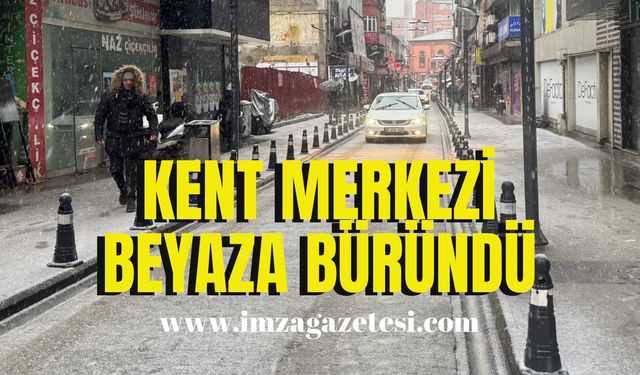 Kent merkezinde aniden bastırdı!