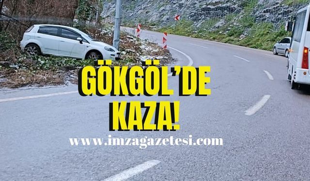 Gökgöl tünelinde kaza!