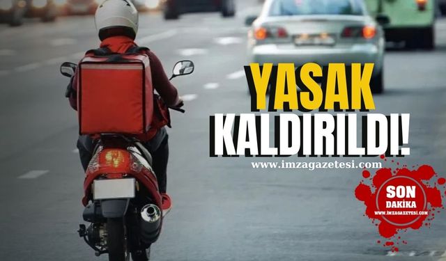 Zonguldak’ta Motokuryelere Trafik Yasağı Kaldırıldı!