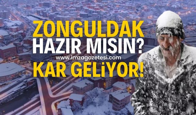 Zonguldak'a kar geliyor! | Zonguldak hava durumu