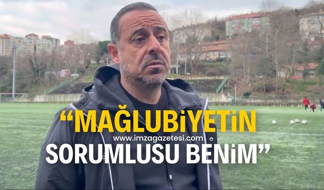 Zonguldakspor Teknik Direktörü Can Güven, Ağrı 1970 Spor mağlubiyetinin sorumluluğunu kendi üstüne aldı!