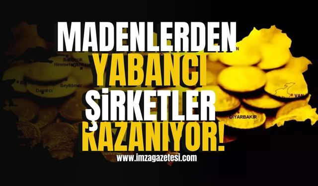 Altın madenlerinden sadece yabancı şirketler kazanıyor!