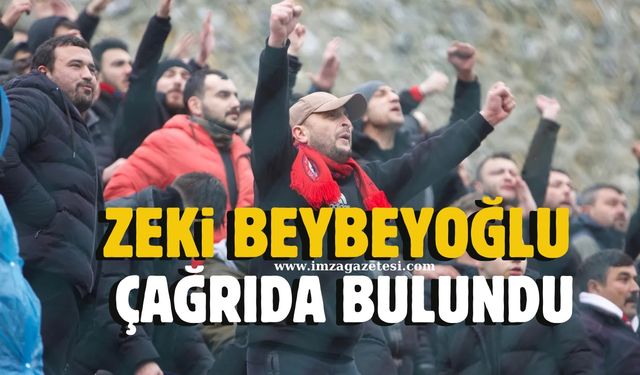 Zeki Beybeyoğlu’ndan taraftara çağrı! “Hava güzel maç kritik haydi Zonguldak destek ol”