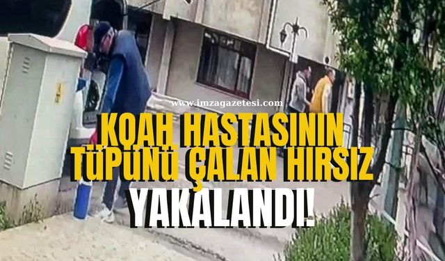 KOAH hastasının oksijen tüpünü çalan kişi bulundu