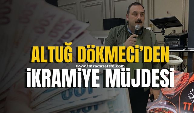 Kozlu Belediye Başkanı Altuğ Dökmeci'den işçilere bayram öncesi sürpriz