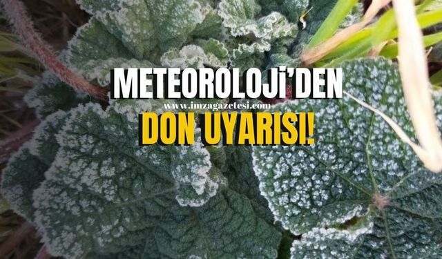 Zonguldak,Bartın, Karabük, Bolu'ya Meteoroloji’den Zirayı Don Uyarısı!