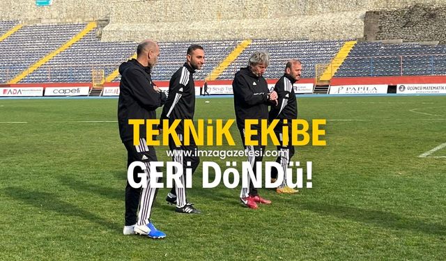 Yunus Yiğit Zonguldakspor'un teknik ekibine geri döndü