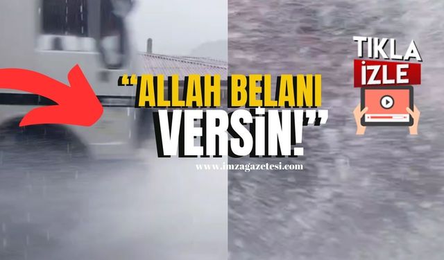 Vatandaş adeta ateş püskürdü..."Allah belanı versin!"
