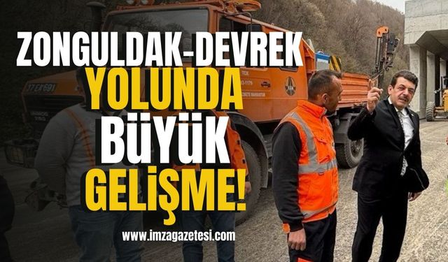 Zonguldak-Devrek yolunda büyük gelişme!