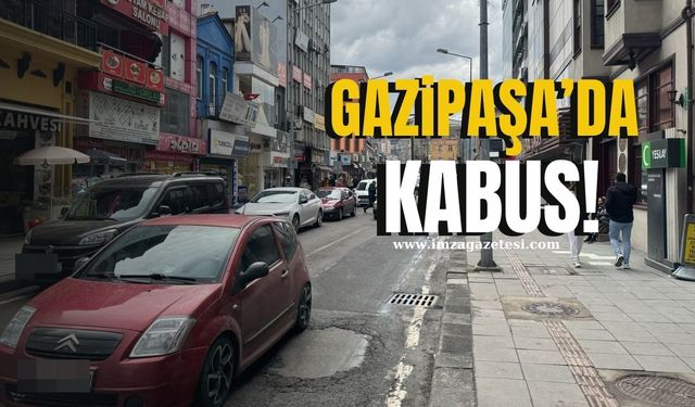 Gazipaşa'da trafik kabusu!