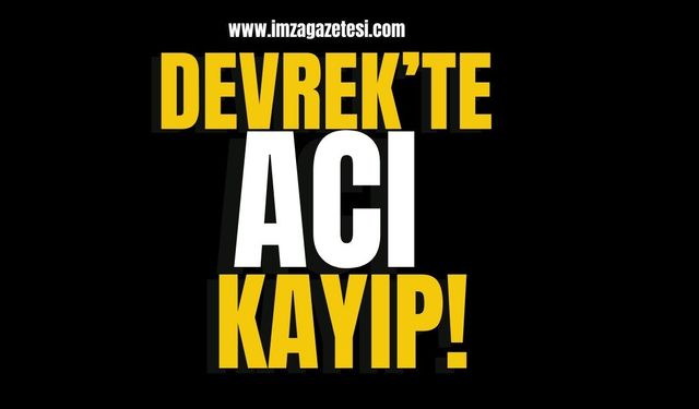Devrek’te acı kayıp!